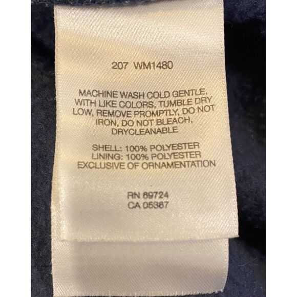 Columbia Fleece Jacket Vest Full Zip, Blue Size Large Adult Mens - Picture 6 of 6